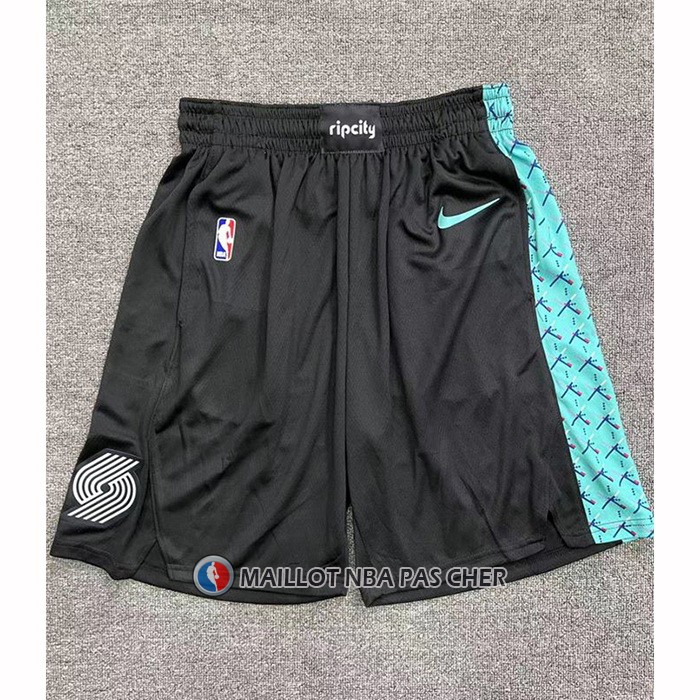 Short Portland Trail Blazers Ville 2022-23 Noir